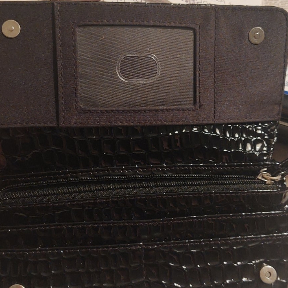 Clutch Wallet with Checkbook Cover - Picture 5 of 7